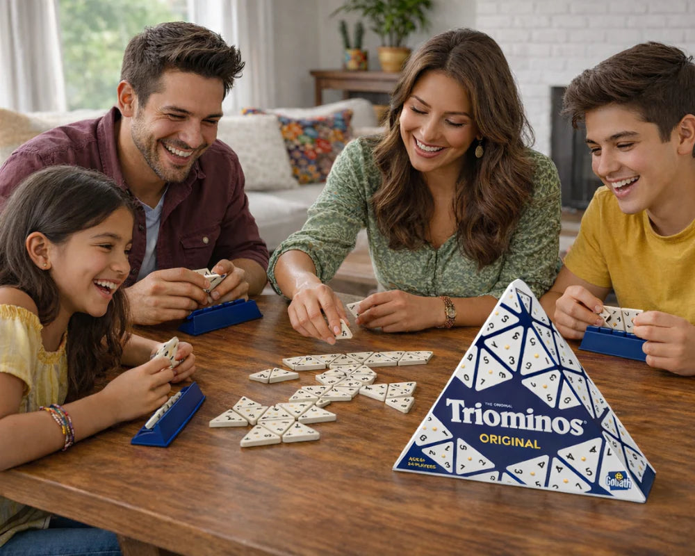 Triominos Original 4 Jugadores: Juego de Mesa. Goliath