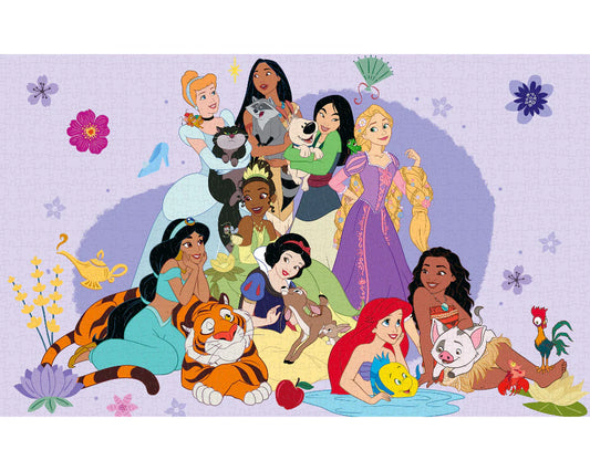 Princesas Disney 1000 Piezas, Rompecabezas De Plástico