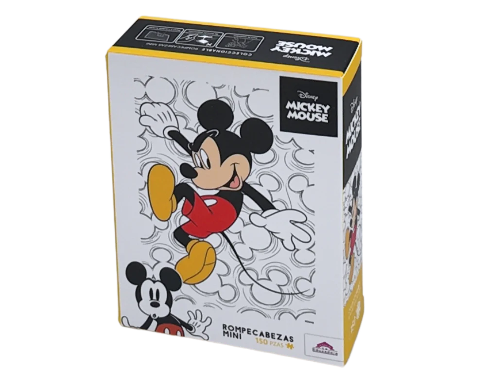 Rompecabezas Miniatura Mickey Siluetas 150 Piezas de Plástico Disney