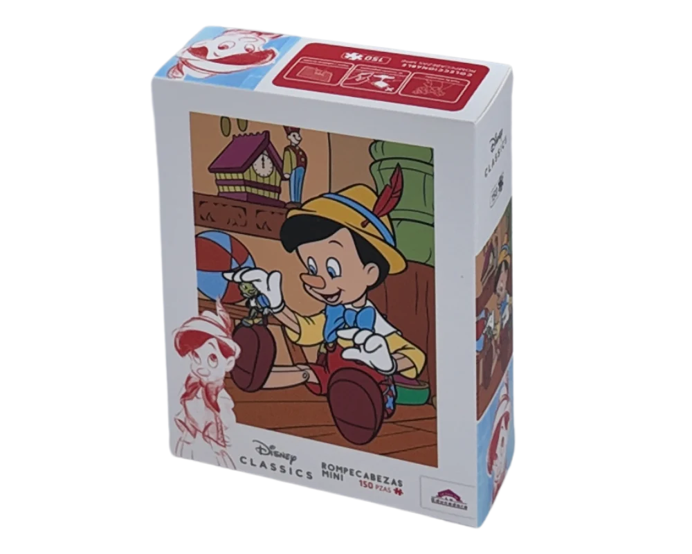 Rompecabezas Miniatura Pinocho 150 Piezas de Plástico Disney