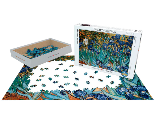 Lirios, Vincent Van Gogh: Rompecabezas de Arte 1000 Piezas Eurographics