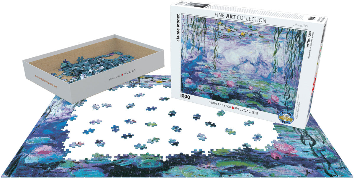 Lilas de Agua Monet Rompecabezas 1000 Piezas Eurographics
