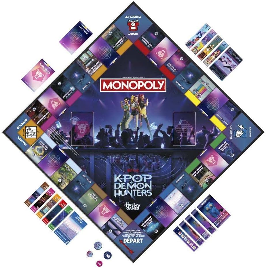 Monopoly KPOP Demon Hunters Edición Especial, Hasbro Gaming