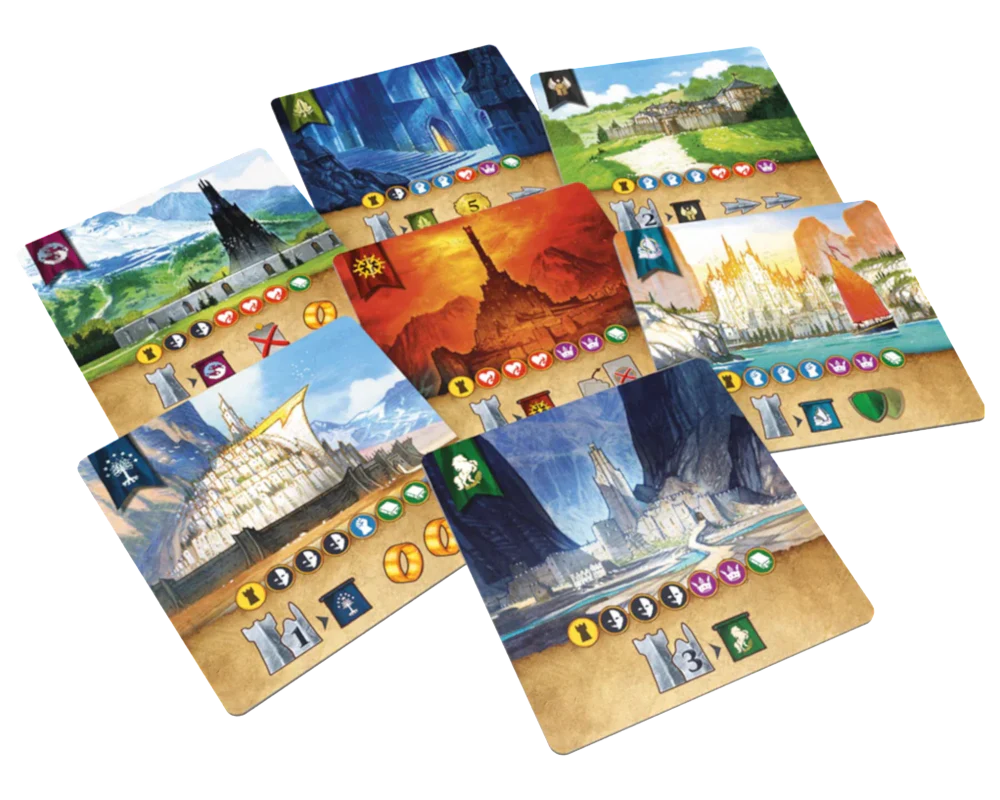 El Señor de los Anillos: Duelo por la Tierra Media Juego de Mesa Asmodee en Español