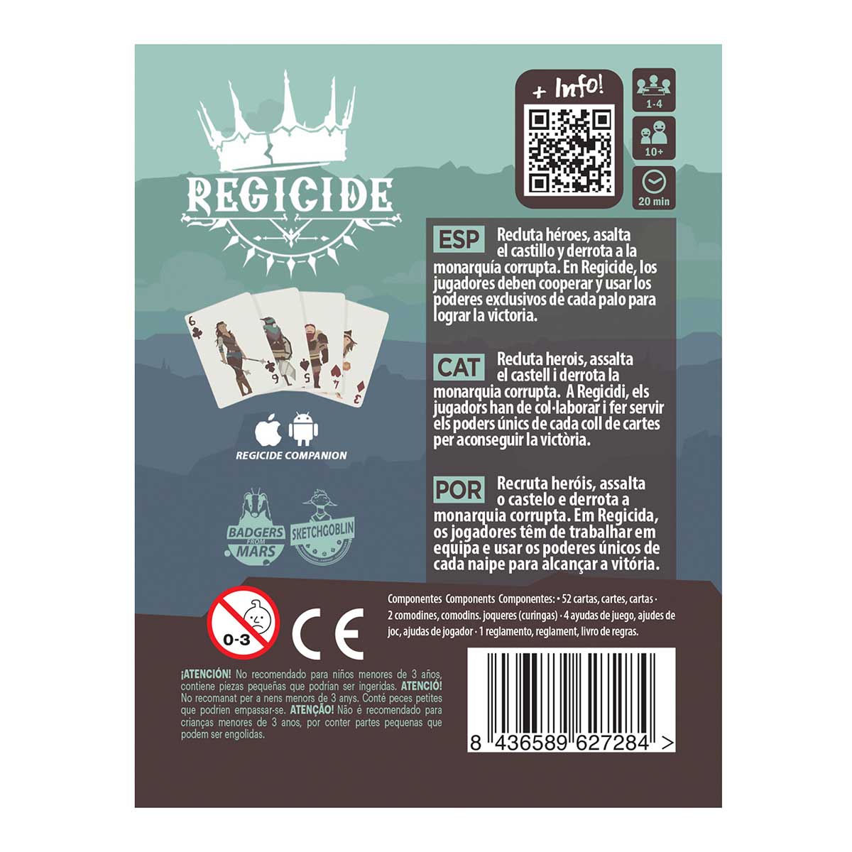 Regicide, Juego de Mesa, Devir