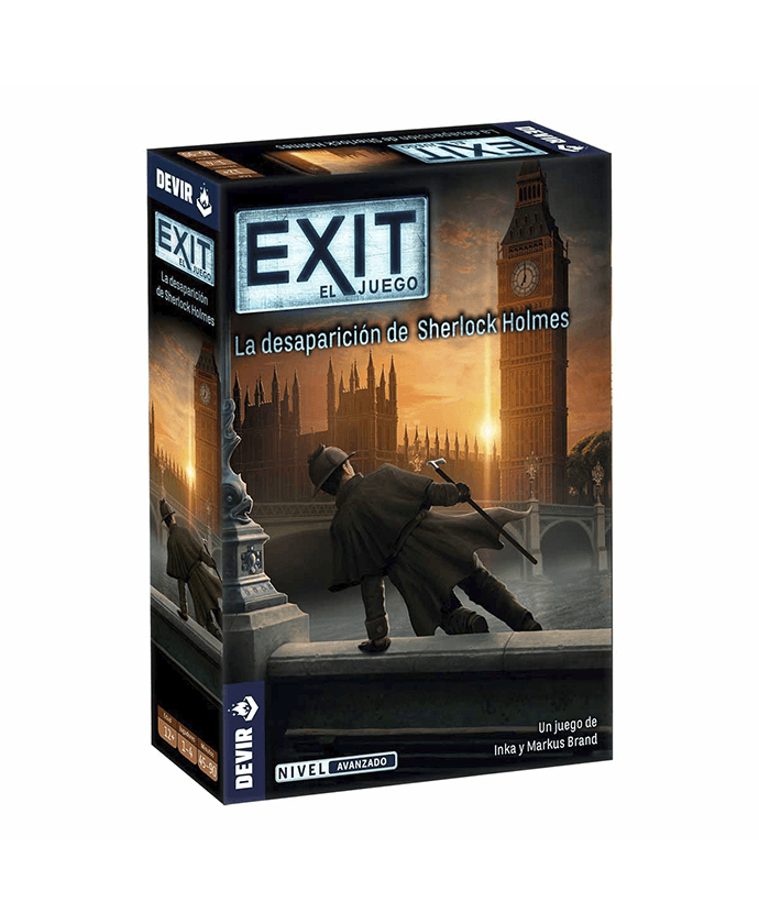 EXIT 23: La Desaparición de Sherlock Holmes, Juego de Mesa, Devir