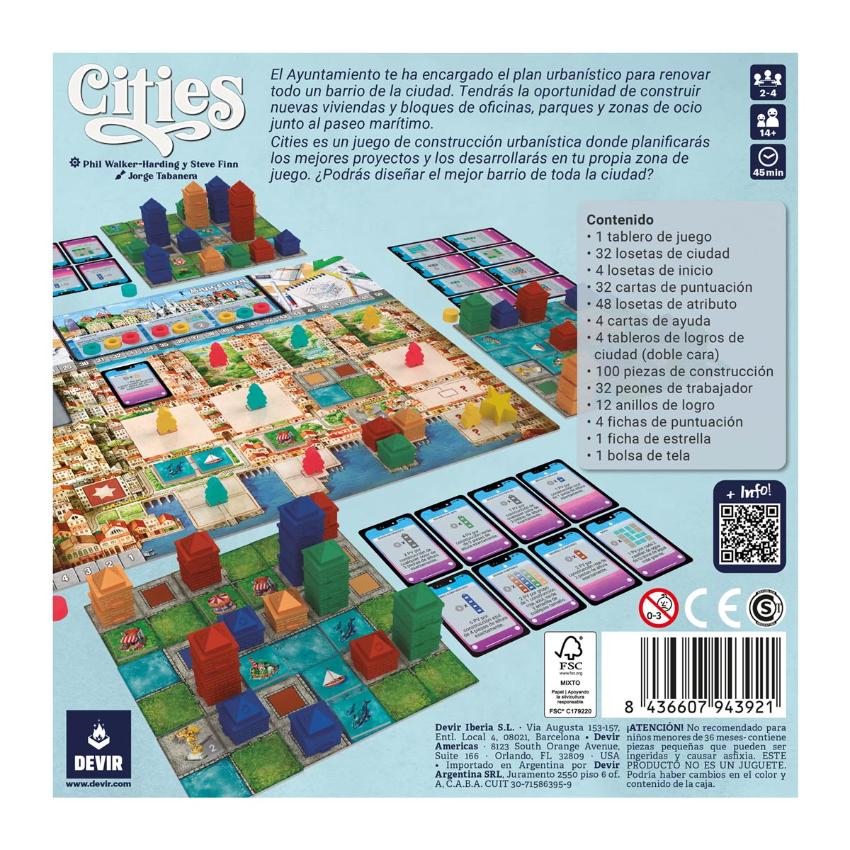 Cities, Juego de Mesa, Devir