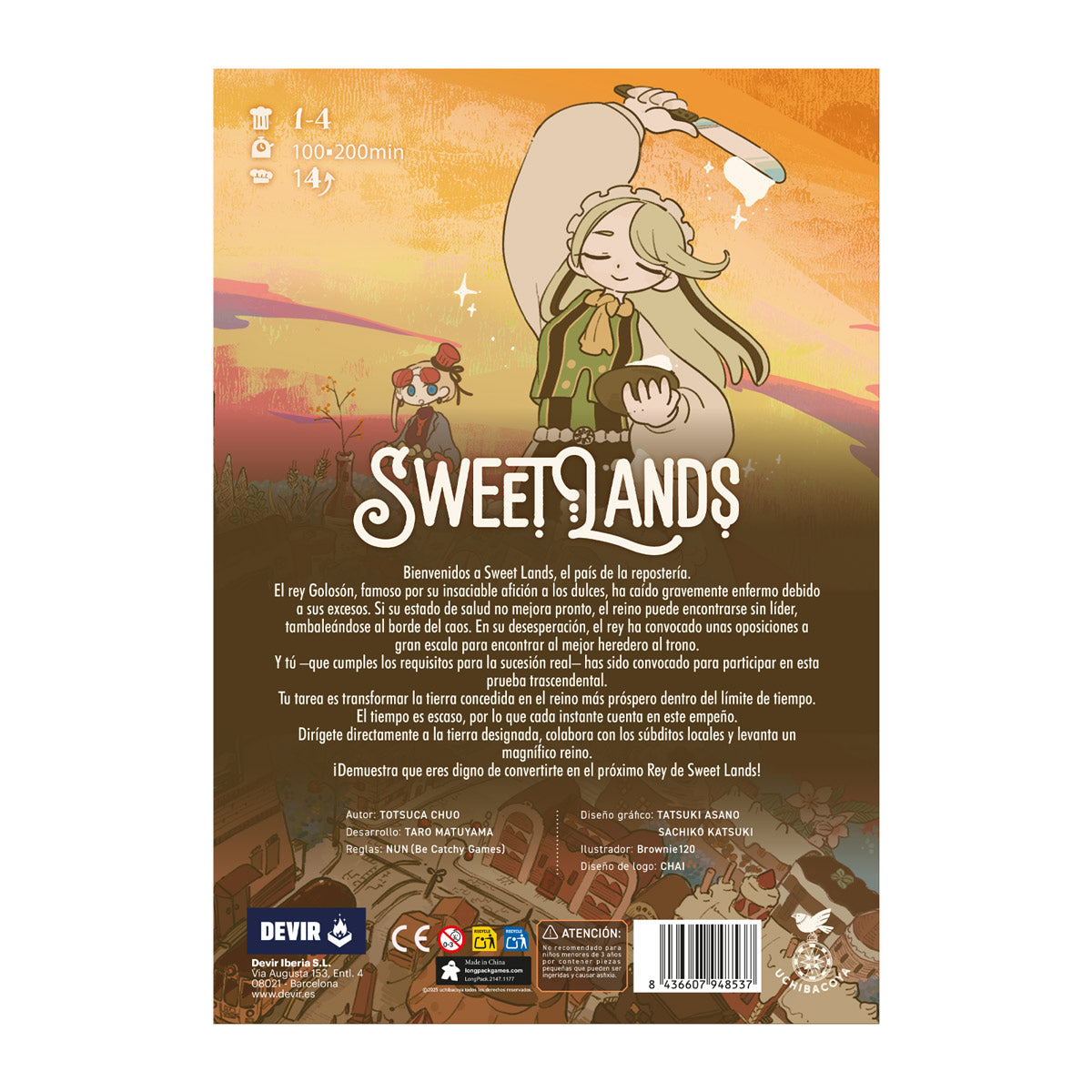 Sweet Lands, Juego de Mesa, Devir