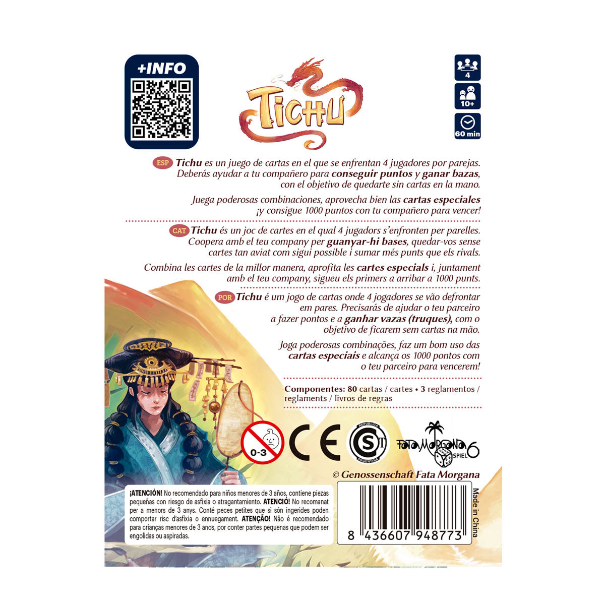 Tichu, Juego de Mesa Devir