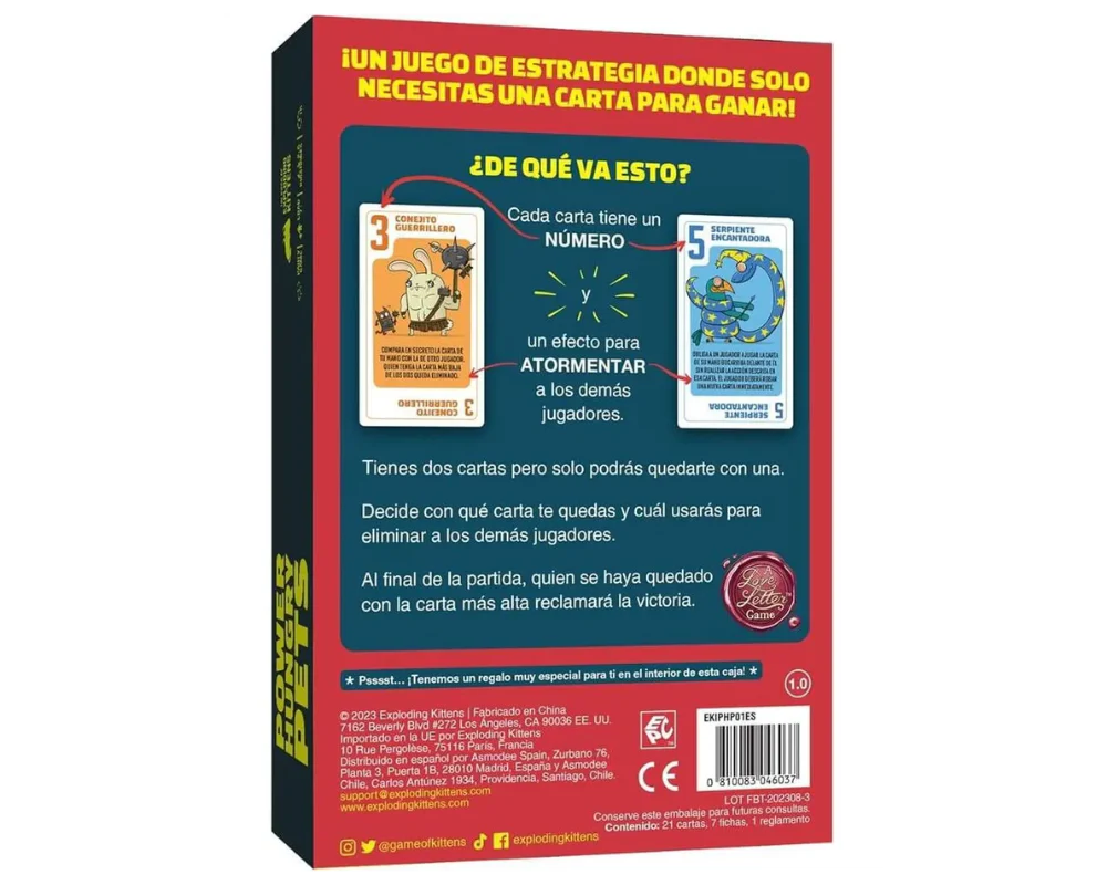 Power Hungry Pets. Exploding Kittens en Español.