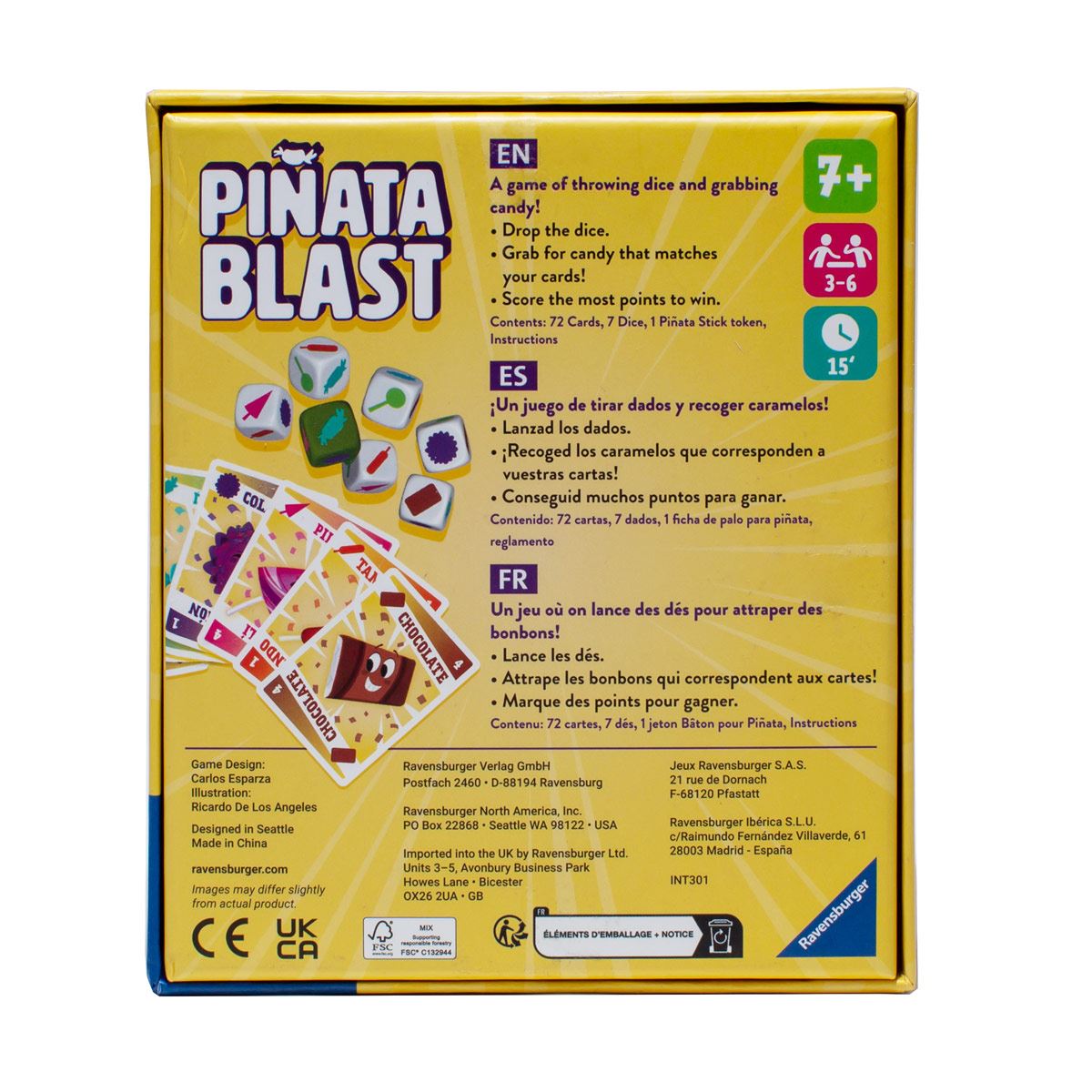 Piñata Blast: Juego de Mesa Ravensburger