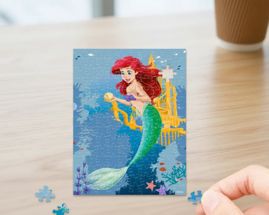 La Sirenita 150 Piezas, Rompecabezas Miniatura de Plástico Disney
