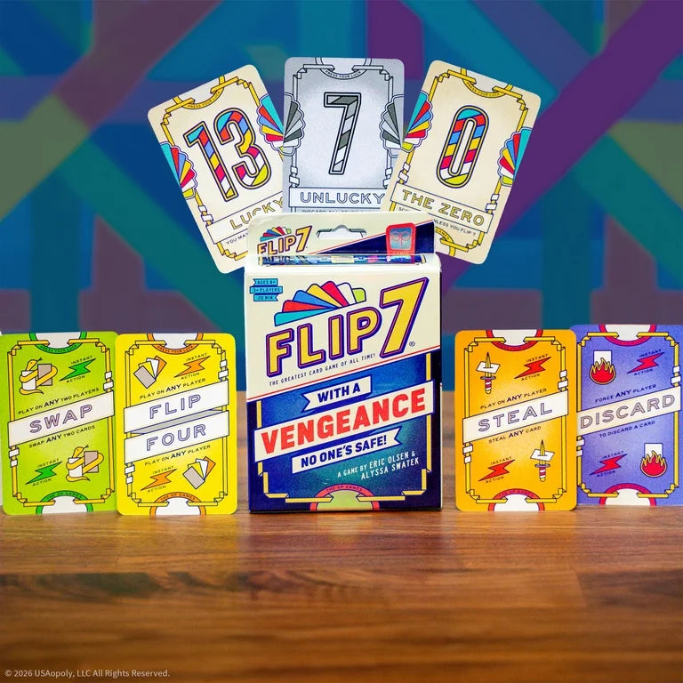 Flip 7 With a Vengeance, Juego de Mesa USAopoly