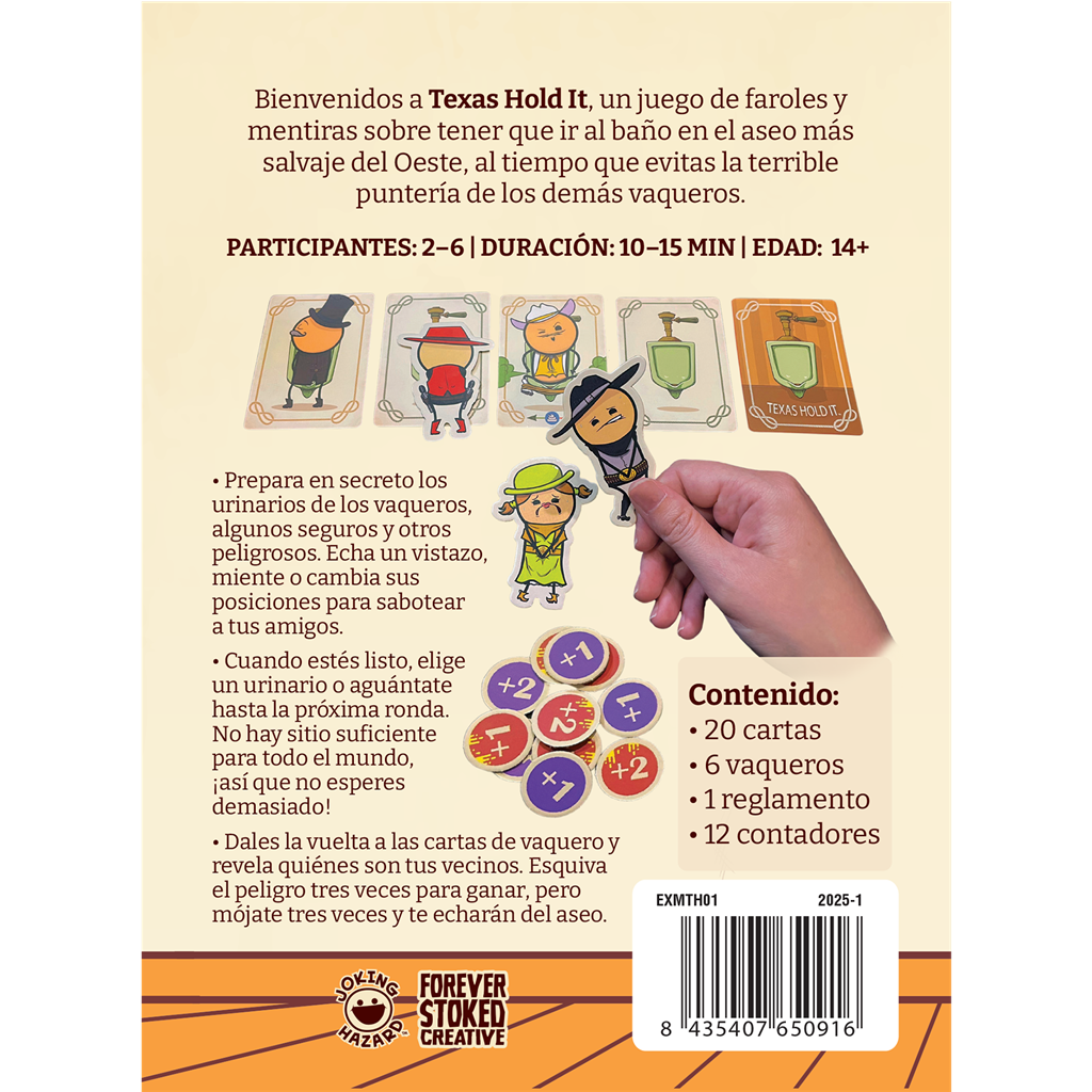 Texas Hold It, Juego de Mesa Asmodee