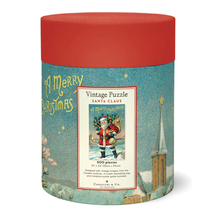 Rompecabezas Vintage Santa Claus (Navidad)
