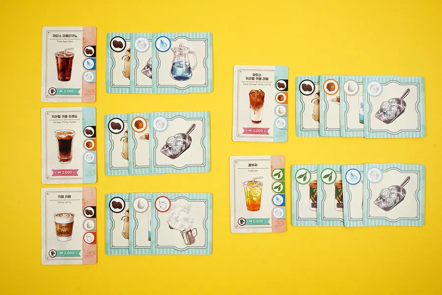 Coffee Rush Grab & Go Español, Juego de Mesa Korea Board Games