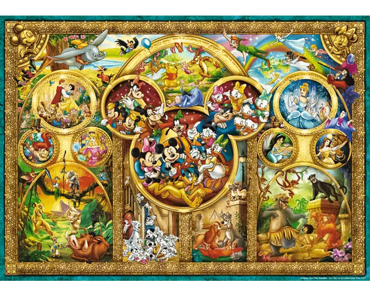 La Familia de Disney: Rompecabezas 500 Piezas Ravensburger