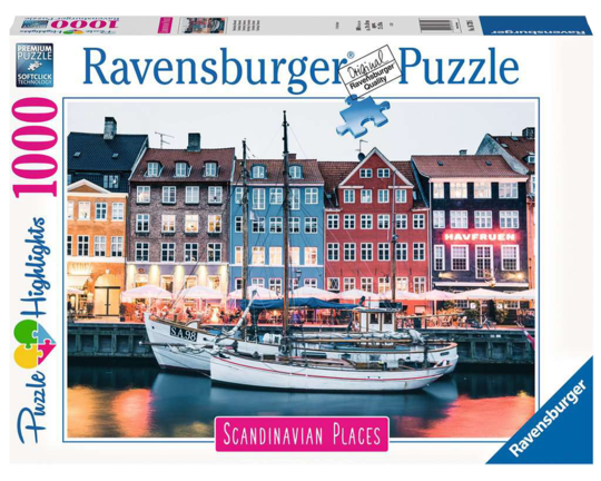Copenhague, Dinamarca: Rompecabezas 1000 Piezas Ravensburger