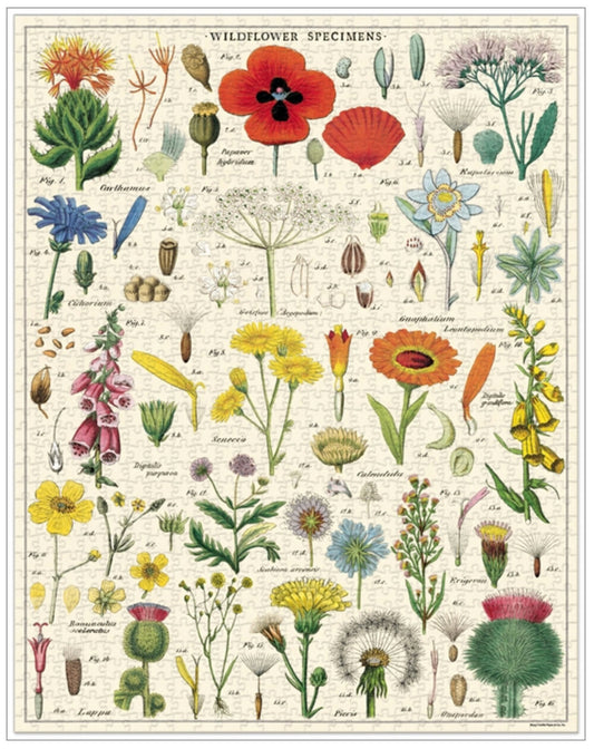 Rompecabezas Vintage Wildflowers