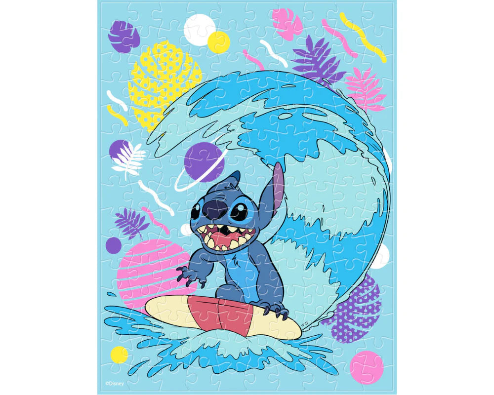 Rompecabezas Miniatura Stitch Surfeando 150 Piezas de Plástico Disney