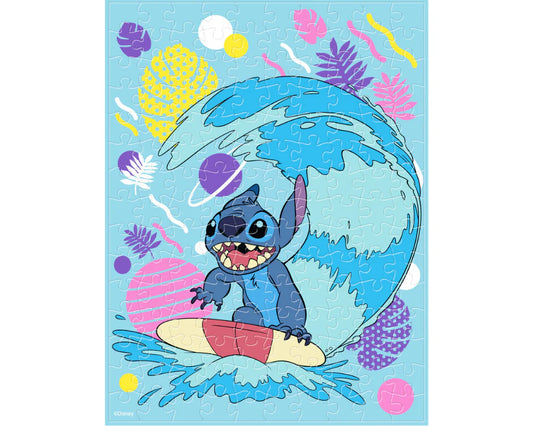 Rompecabezas Miniatura Stitch Surfeando 150 Piezas de Plástico Disney