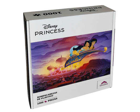 Rompecabezas Aladino y Jasmine Disney 1000 Piezas De Plástico