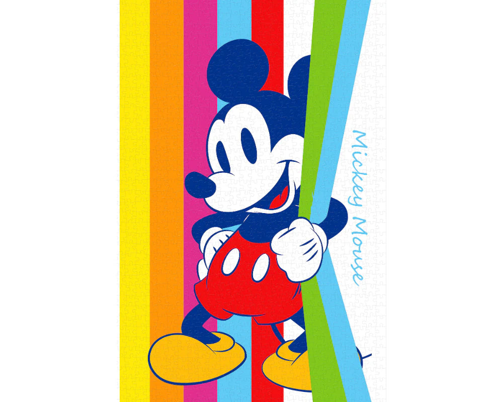 Mickey Mouse Colores Disney 1000 Piezas, Rompecabezas De Plástico