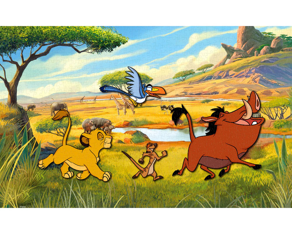 Rey León 1,000 Piezas, Rompecabezas de Plástico Disney