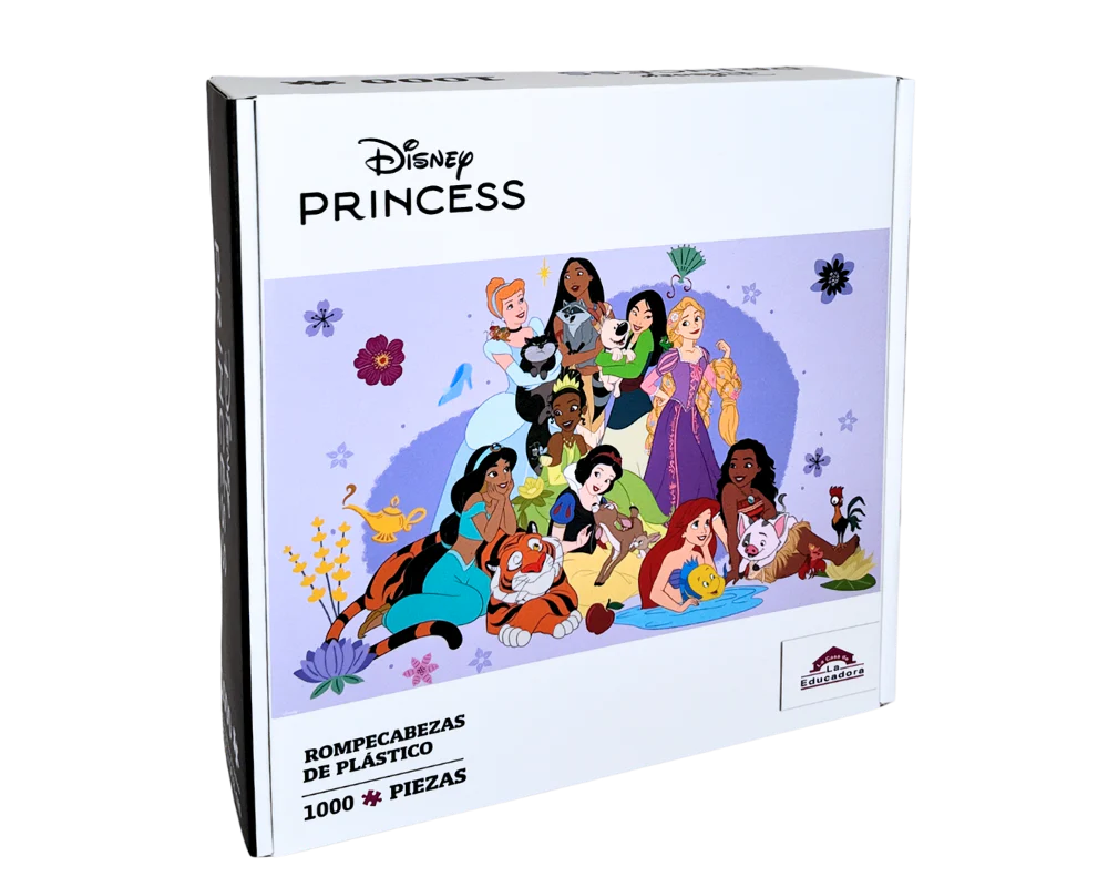 Princesas Disney 1000 Piezas, Rompecabezas  De Plástico