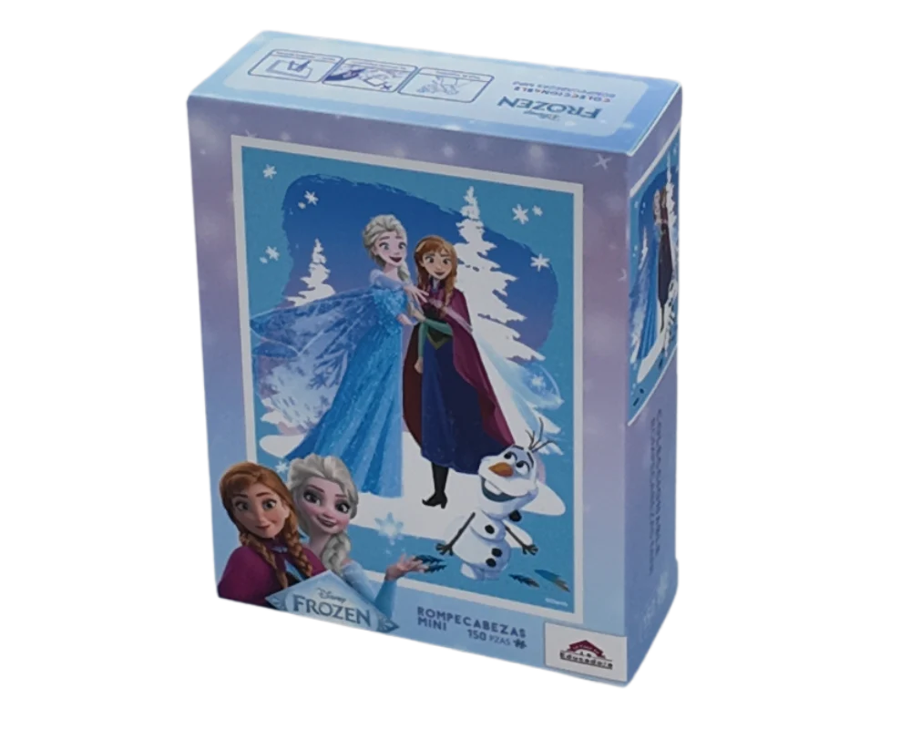 Frozen 150 Piezas, Rompecabezas Miniatura de Plástico Disney