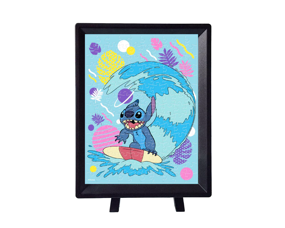 Rompecabezas Miniatura Stitch Surfeando 150 Piezas de Plástico Disney