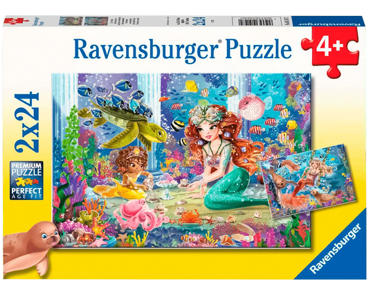 Sirenas: Rompecabezas 2 x 24 Piezas Ravensburger