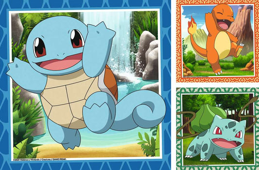 Pokemon: Rompecabezas 3 x 49 Piezas Ravensburger