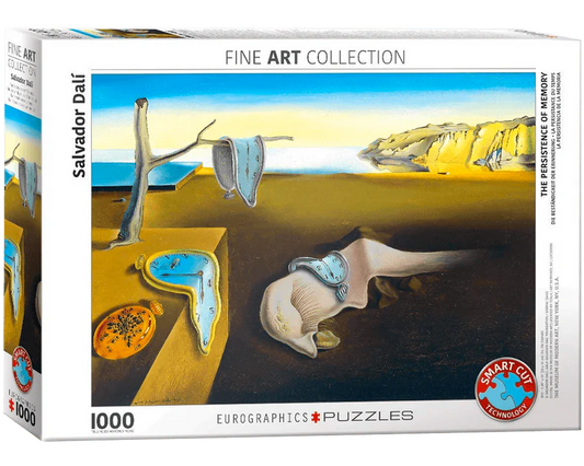 Salvador Dali: Persistencia De La Memoria: Rompecabezas de Arte 1000 Piezas Eurographics