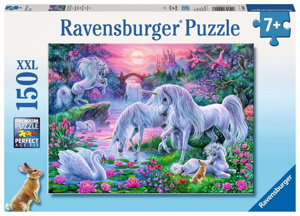 Unicornios a la puesta del sol: Rompecabezas 150 Piezas XXL Ravensburger