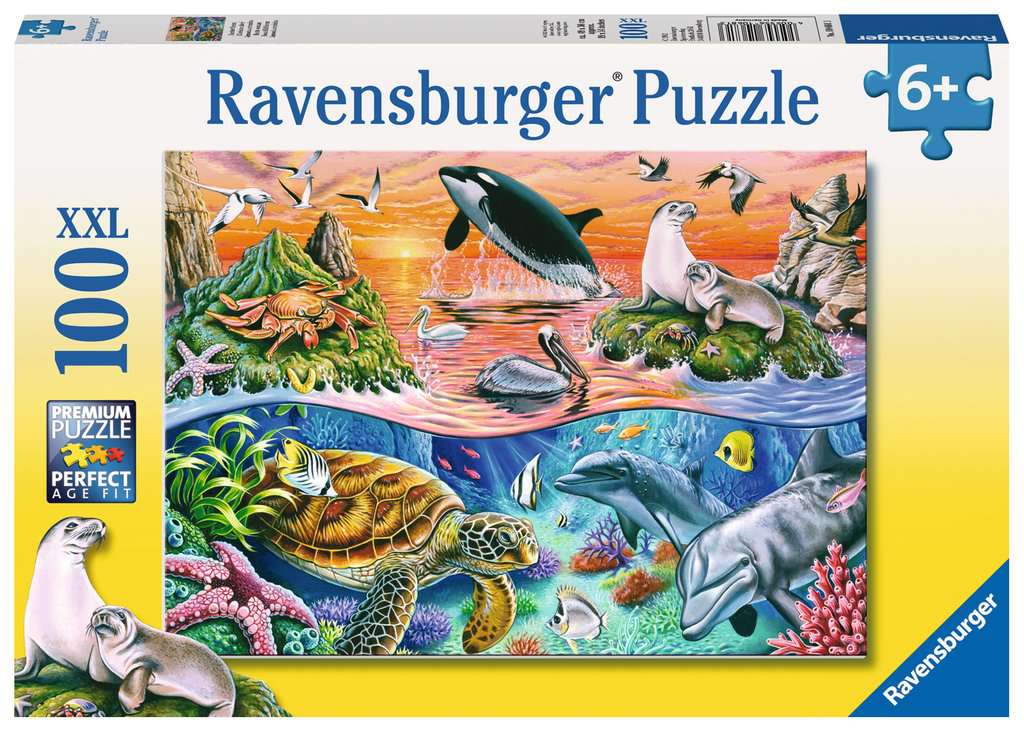 Armonia Oceanica: Rompecabezas 100 Piezas Ravensburger