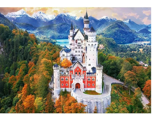 Odisea Fotográfica: Castillo de Neuschwanstein, Alemania. Rompecabezas Premium de 1000 piezas. Trefl