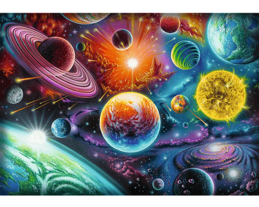 Sistema Solar (DreamScapes): Rompecabezas de 1000 Piezas Trefl Premium