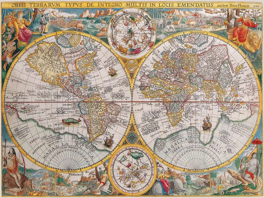 Mapa Histórico: Rompecabezas 1500 Piezas Ravensburger