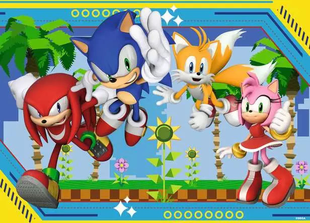 Sonic The Hedgehog: Rompecabezas 100 Piezas Ravensburger