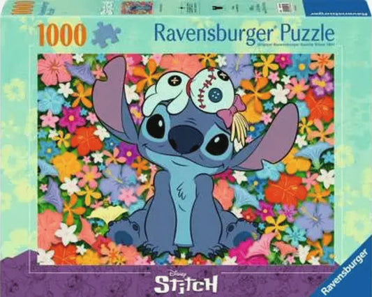 Disney Stitch y Scrump: Rompecabezas Ravensburger de 1000 piezas