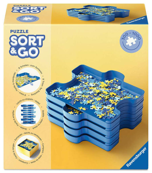 Sort and Go Clasificador de Piezas Ravensburger de 300 - 1000