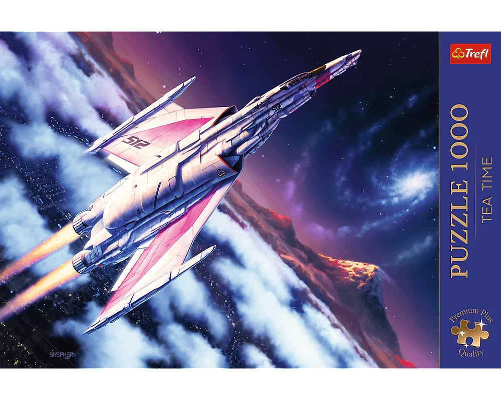 Cohete Espacial (Tea Time): Rompecabezas de 1000 Piezas Trefl Premium