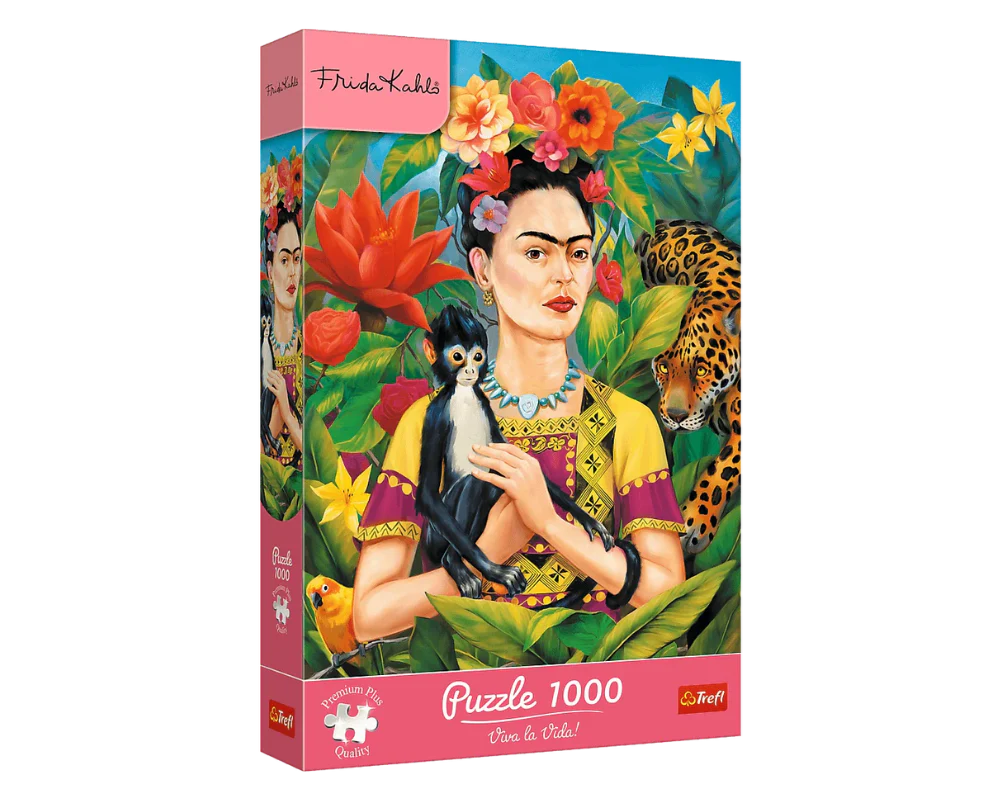 Frida Kahlo- Retrato en la Jungla: Rompecabezas de 1000 Piezas Trefl Premium