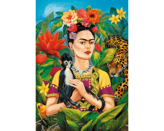 Frida Kahlo- Retrato en la Jungla: Rompecabezas de 1000 Piezas Trefl Premium