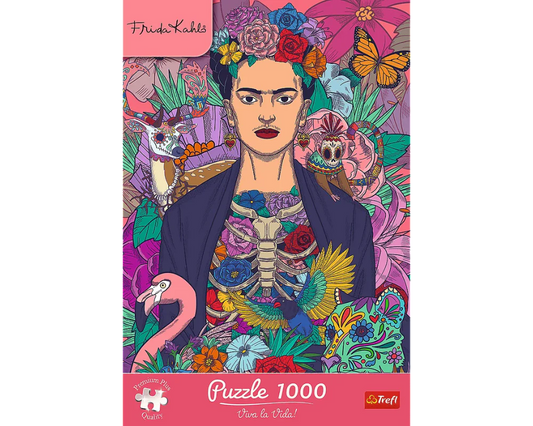 Frida Kahlo- Un Alma Floreciente: Rompecabezas de 1000 Piezas Trefl Premium