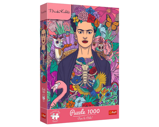 Frida Kahlo- Un Alma Floreciente: Rompecabezas de 1000 Piezas Trefl Premium