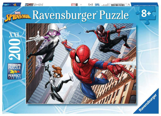 Spiderman y su equipo: Rompecabezas 200 Piezas Ravensburger