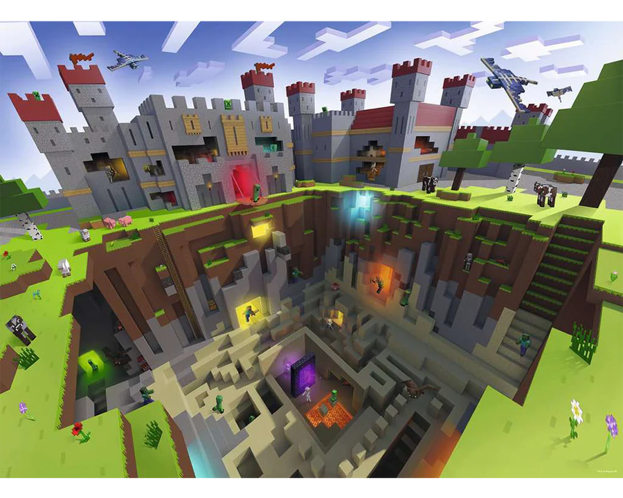 Minecraft: Rompecabezas 300 Piezas XXL Ravensburger