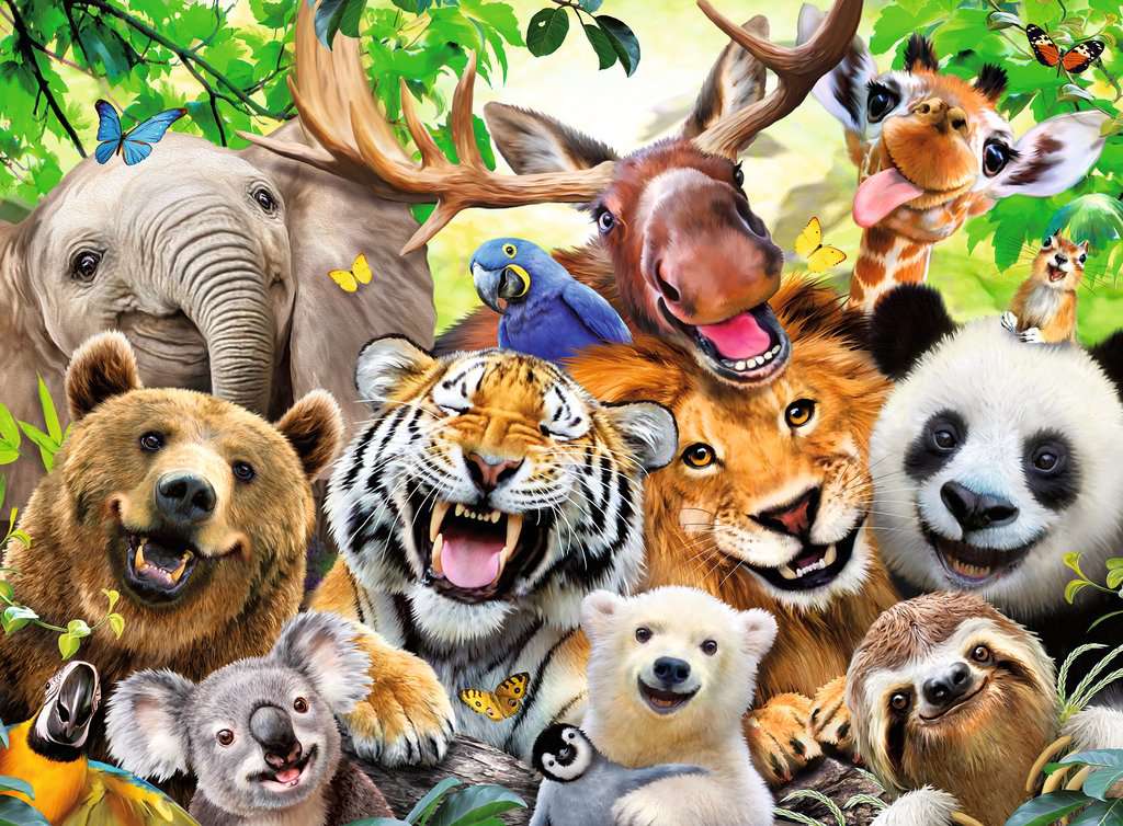 Selfie Salvaje: Rompecabezas 300 Piezas XXL Ravensburger